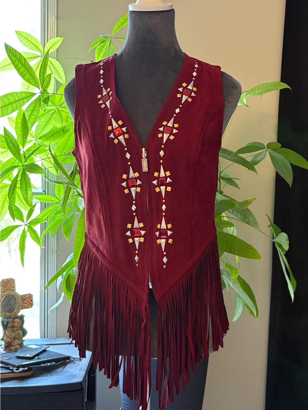 Bob Mackie Rare Collectible Embellished Vest XXS NWT Storybook